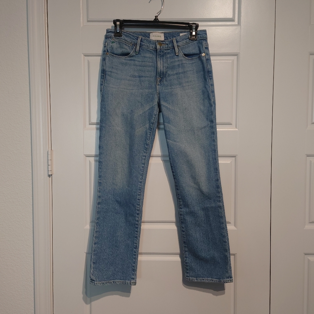 FRAME Le High Straight Jean